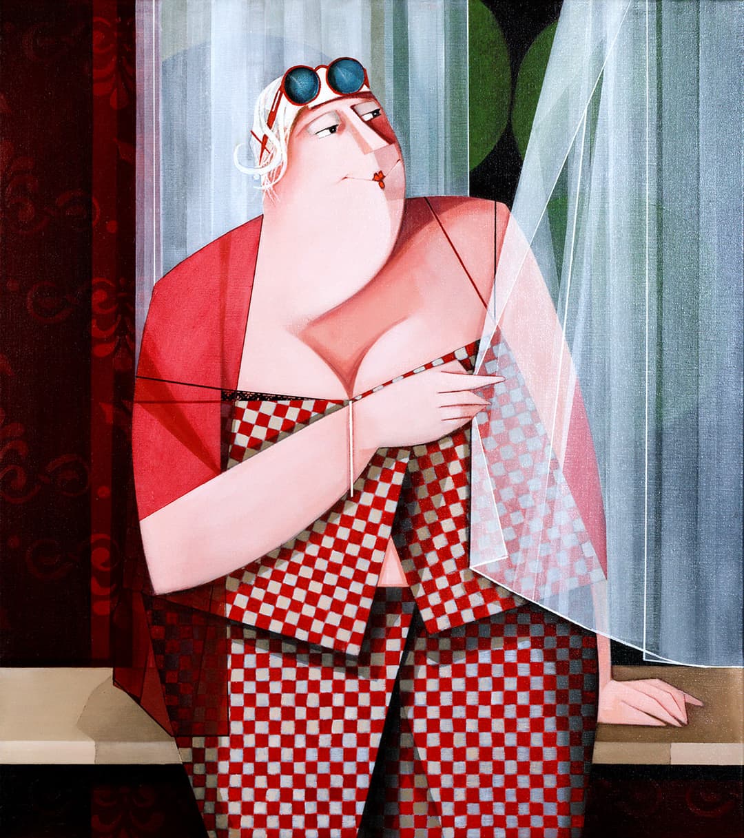 LES VOILES VIOLENT 90X80