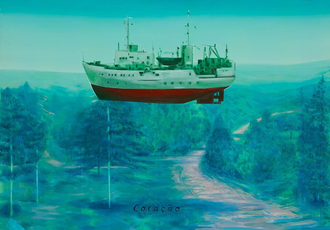 FILIPE RODRIGUES (2)Coração, 2026 Acrílico sobre tela, 70x100 cm